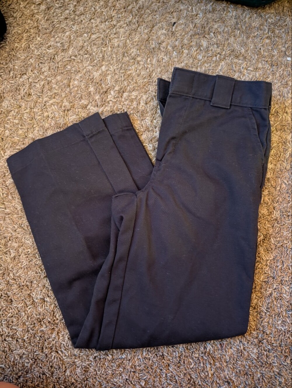 Boy's Black Dickies Pants - Classic Straight Fit